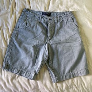 American Eagle Flat Front Khaki Shorts